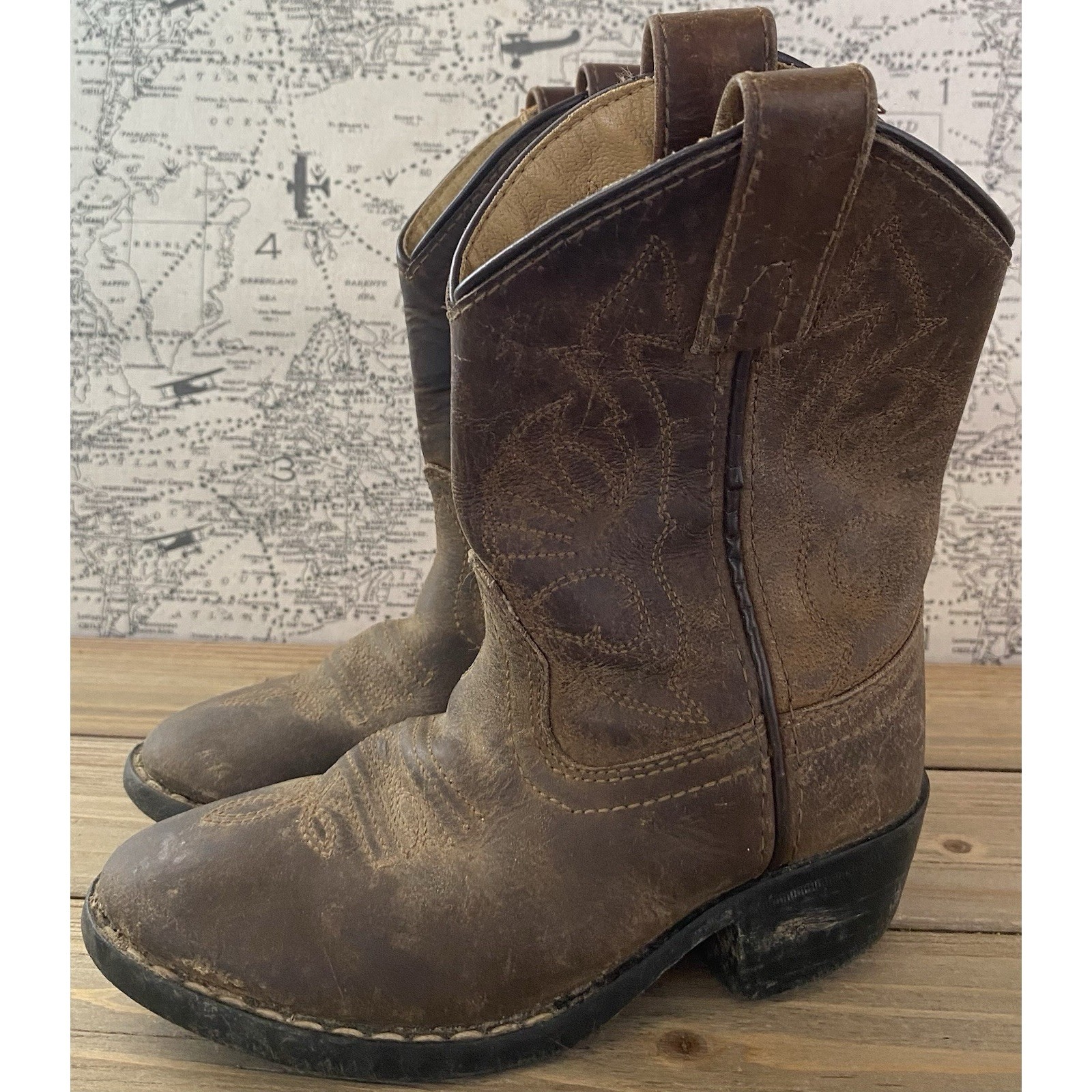 Brown Cowgirl Boots Made By Masterson Boot Co Womens 95m